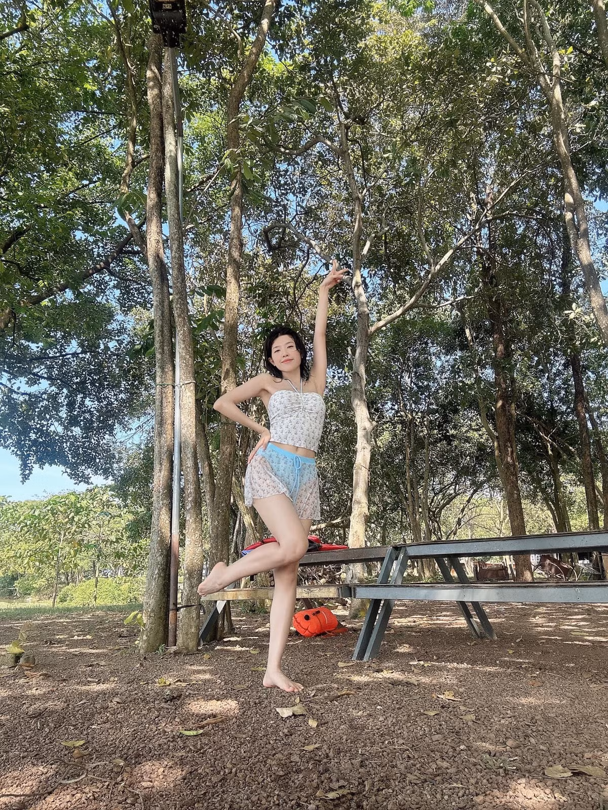 Nhan sắc của Lamoon được ví như như "bạch nguyệt quang" (ánh trăng sáng). Ảnh: FB Lamoon.