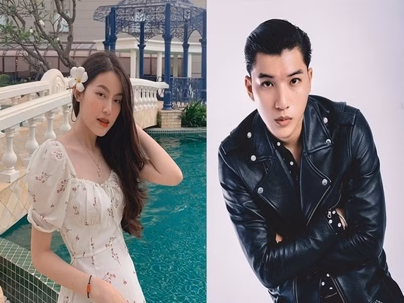HIEUTHUHAI vướng tin đồn hẹn hò Tăng Mỹ Hàn từ năm 2022. HIEUTHUHAI và Tăng Mỹ Hàn đăng ảnh tại cùng một địa điểm, theo dõi các bài viết của nhau trên mạng xã hội, sử dụng đồ đôi. Ảnh: Saostar.
