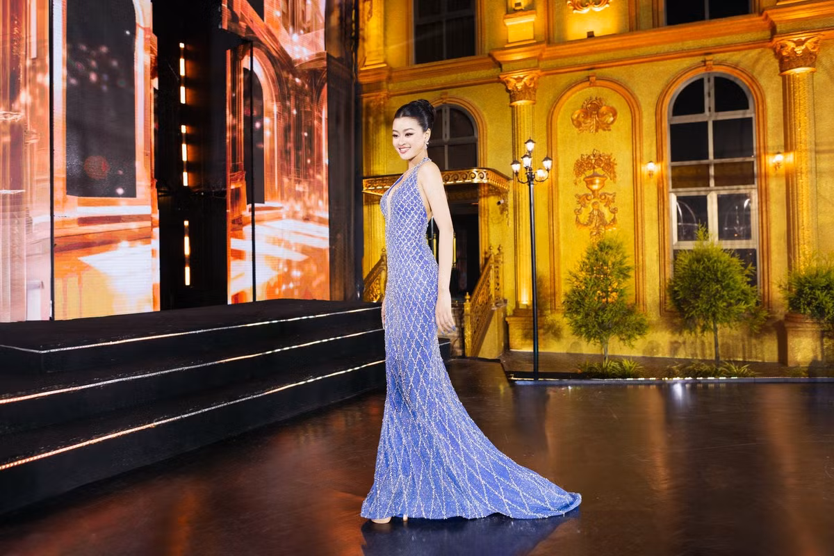Danh hiệu á hậu 4 Hoa hậu Hòa bình Việt Nam 2025 thuộc về La Ngọc Phương Anh. Ảnh: Miss Grand Vietnam.