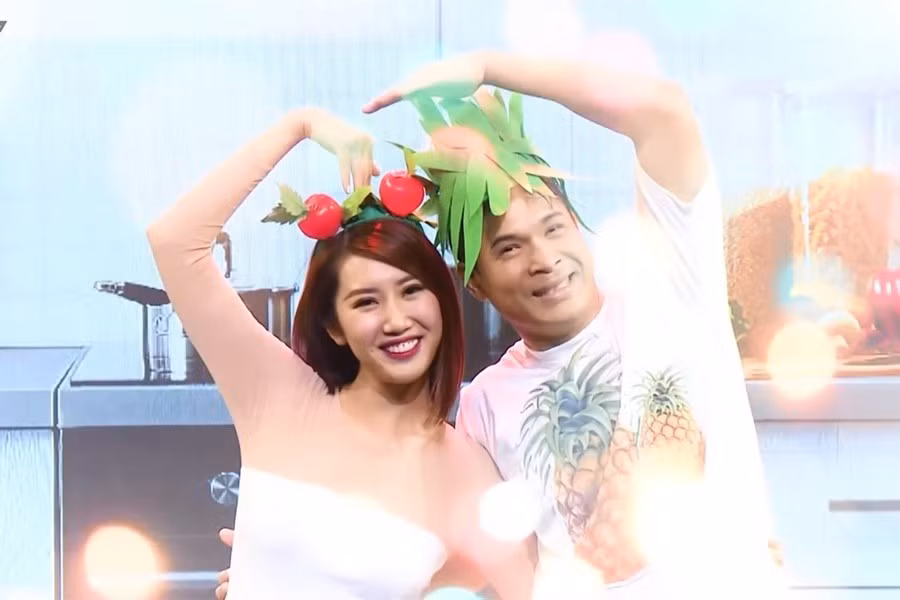 Thúy Ngân cho biết, có lẽ khán giả thấy cô và Trương Thế Vinh hợp tác ăn ý trong một số game show nên tích cực ‘đẩy thuyền’. Ảnh: Người Đưa Tin.