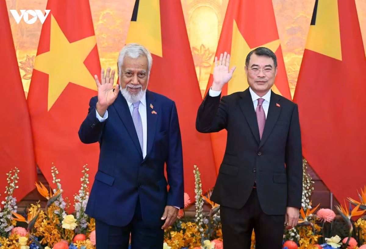 Thủ tướng Lê Minh Hưng chủ trì Lễ đón Thủ tướng Timor-Leste Kay Rala Xanana Gusmão