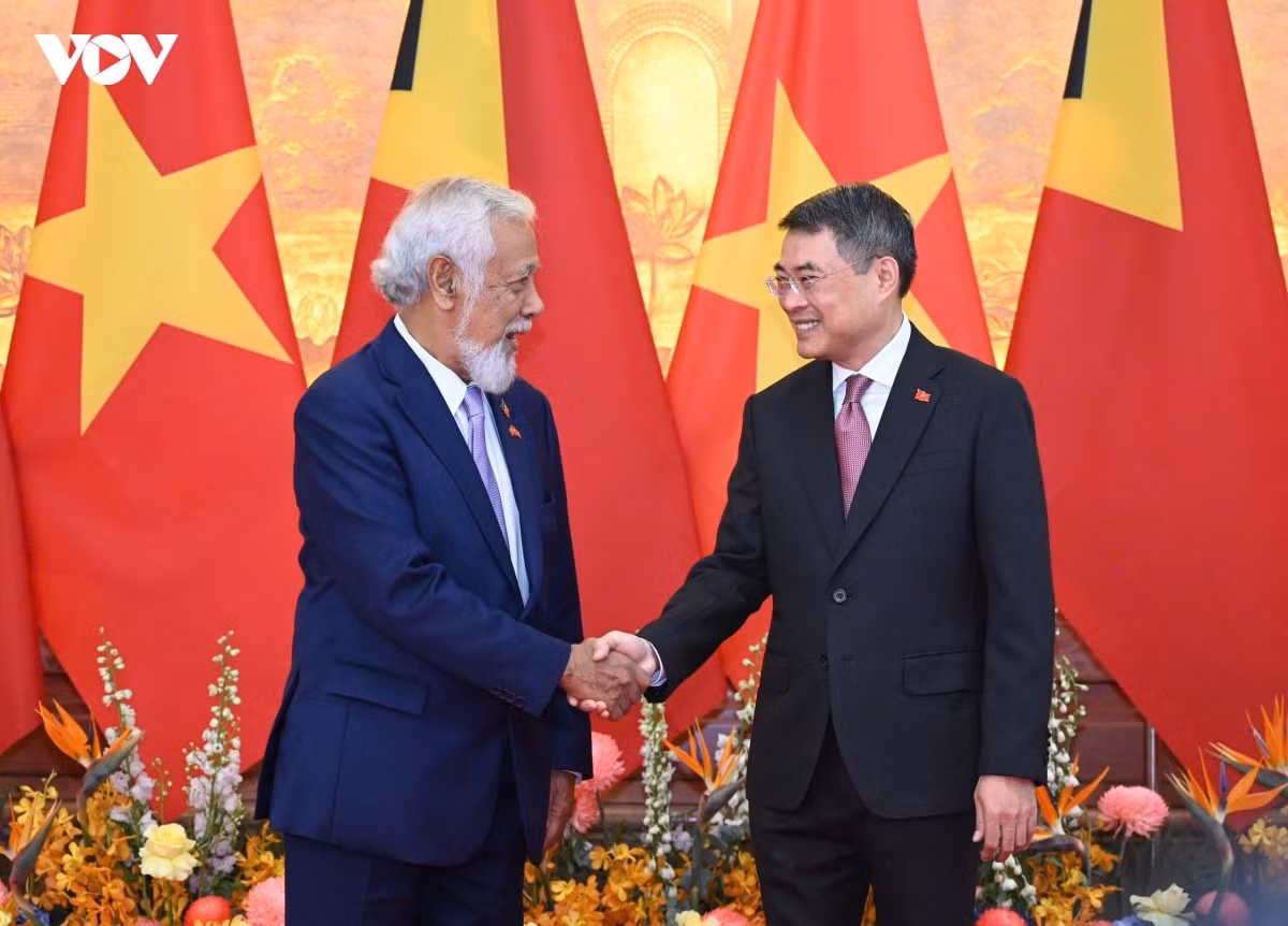 Thủ tướng Lê Minh Hưng và Thủ tướng Timor-Leste Kay Rala Xanana Gusmão