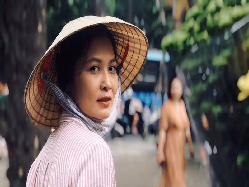 Trước Mưa đỏ, Thúy Hà đóng phim Bến không chồng, Về nhà đi con, Sinh tử, Chúng ta của 8 năm sau. Ảnh: FB Đinh Thị Thúy Hà.