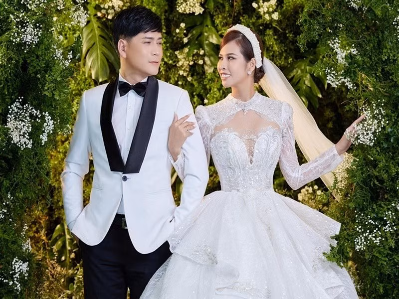 Quách Thành Danh - Thanh Ngọc kết hôn vào năm 2012, tổ chức đám cưới vào năm 2023. Ảnh: FB Quách Thành Danh.