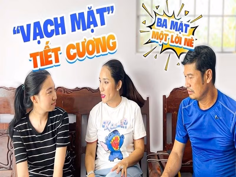 “Nghệ sĩ với nhau, để được thoải mái vui đùa như vậy thì phải rất thân”, Cát Tường tâm sự. Ảnh: FB Tiết Cương.