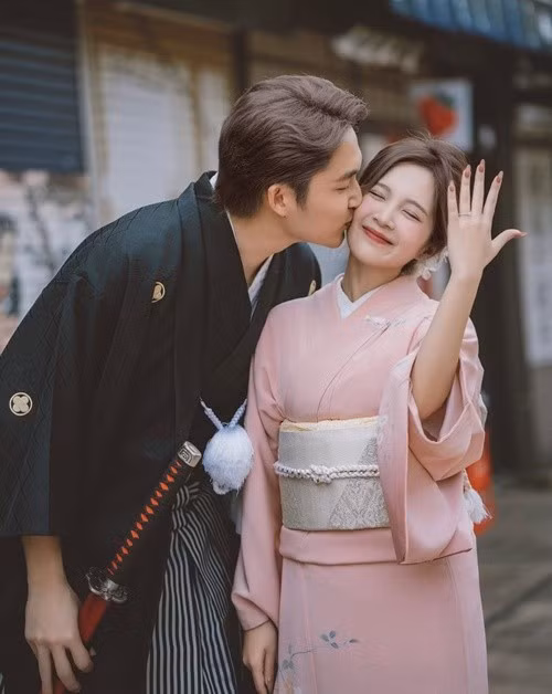 Ngọc Huyền từng bày tỏ muốn tận hưởng tuần trăng mật ở Nhật Bản. Trước đó, nữ diễn viên được cầu hôn ở đất nước mặt trời mọc. Ảnh: FB Ngọc Huyền.