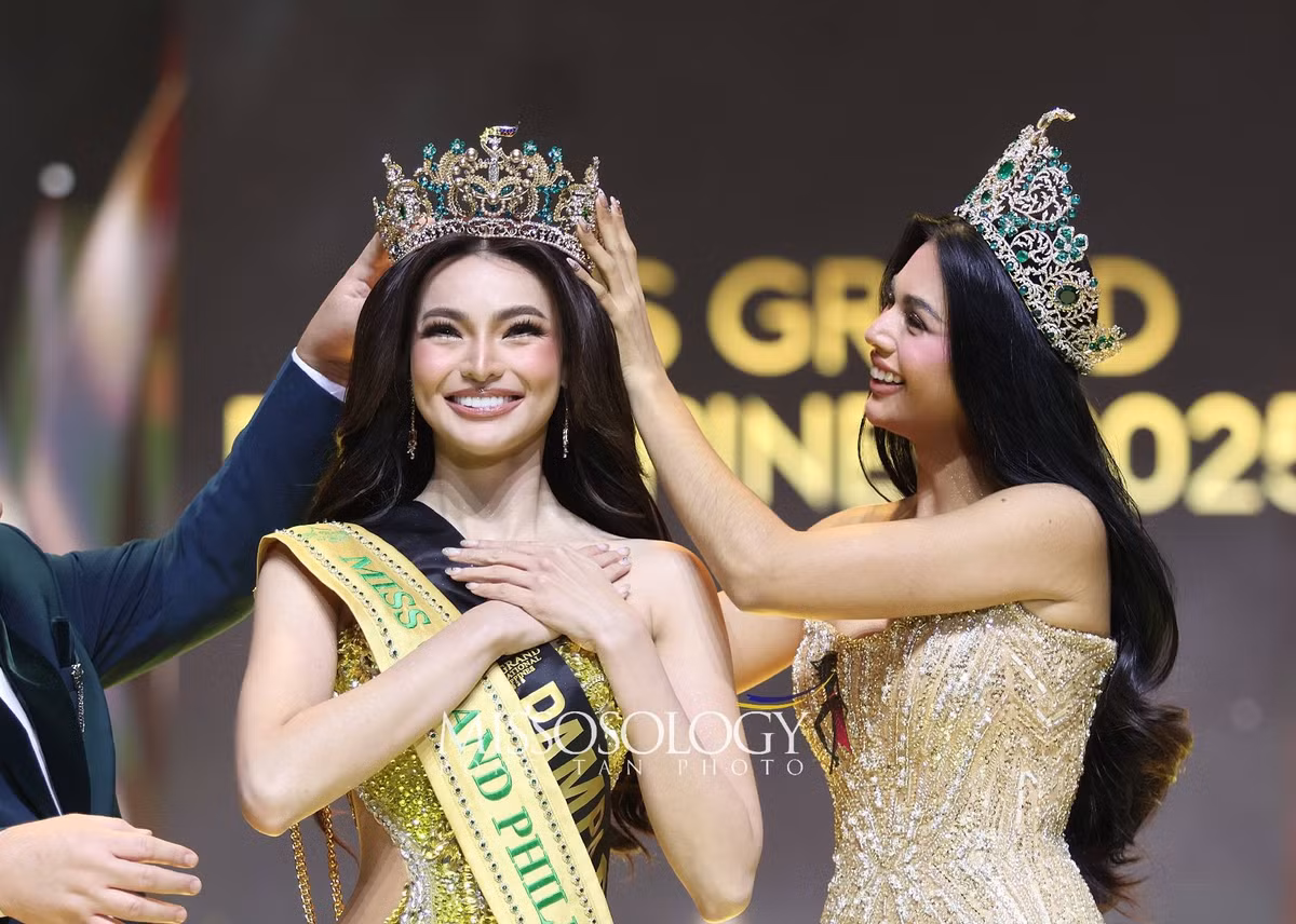 Emma Mary Tiglao vượt mặt 28 người đẹp khác để giành vương miện Hoa hậu Hòa bình Philippines 2025. Ảnh: Missosology.