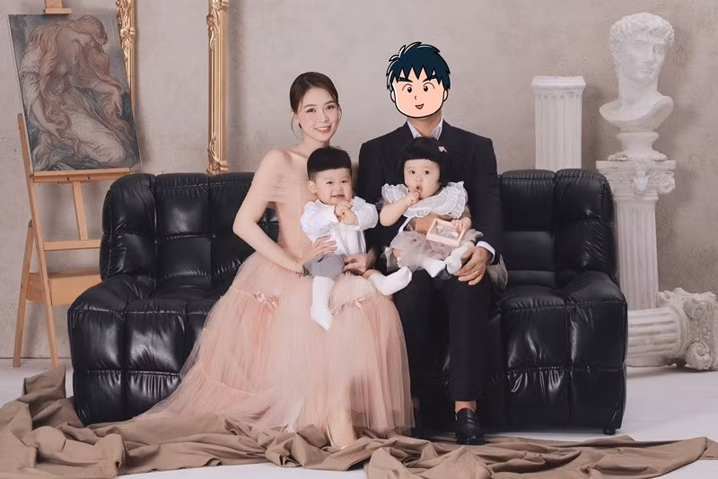 Chồng Sam là một doanh nhân người Hàn Quốc. Vợ chồng nữ diễn viên đăng ký kết hôn vào năm 2023, có con chung vào năm 2024 nhưng chưa tổ chức đám cưới. Ảnh: FB Sam.