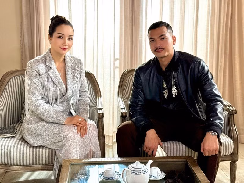 Sau 9 năm kể từ khi phát sóng bộ phim Những ngọn nến trong đêm phần 2 (năm 2016), Mai Thu Huyền quay trở lại với khán giả màn ảnh nhỏ khi đóng phim Mặt trời lạnh. Ảnh: FB Mai Thu Huyền.