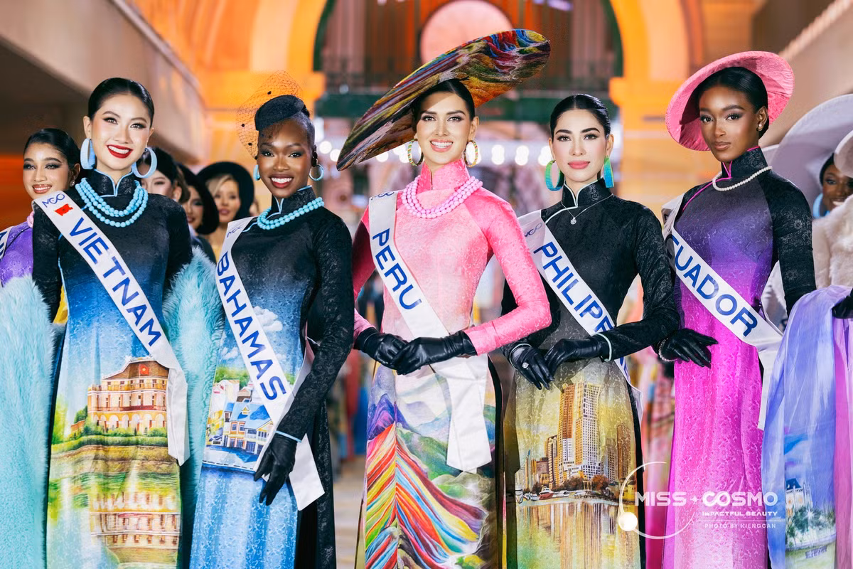 Phương Linh cho biết, top 5 Người đẹp áo dài là thành tích mà cô mong đợi nhất, Người đẹp áo dài cũng là phần thi khiến trái tim cô luôn rung động mỗi khi nghĩ về. Phương Linh cảm ơn khán giả, Trung Đinh - nhà thiết kế đã đặt rất nhiều tâm huyết vào chiếc áo dài mang hình ảnh Bến Nhà Rồng và sông Sài Gòn dành cho Phương Linh.