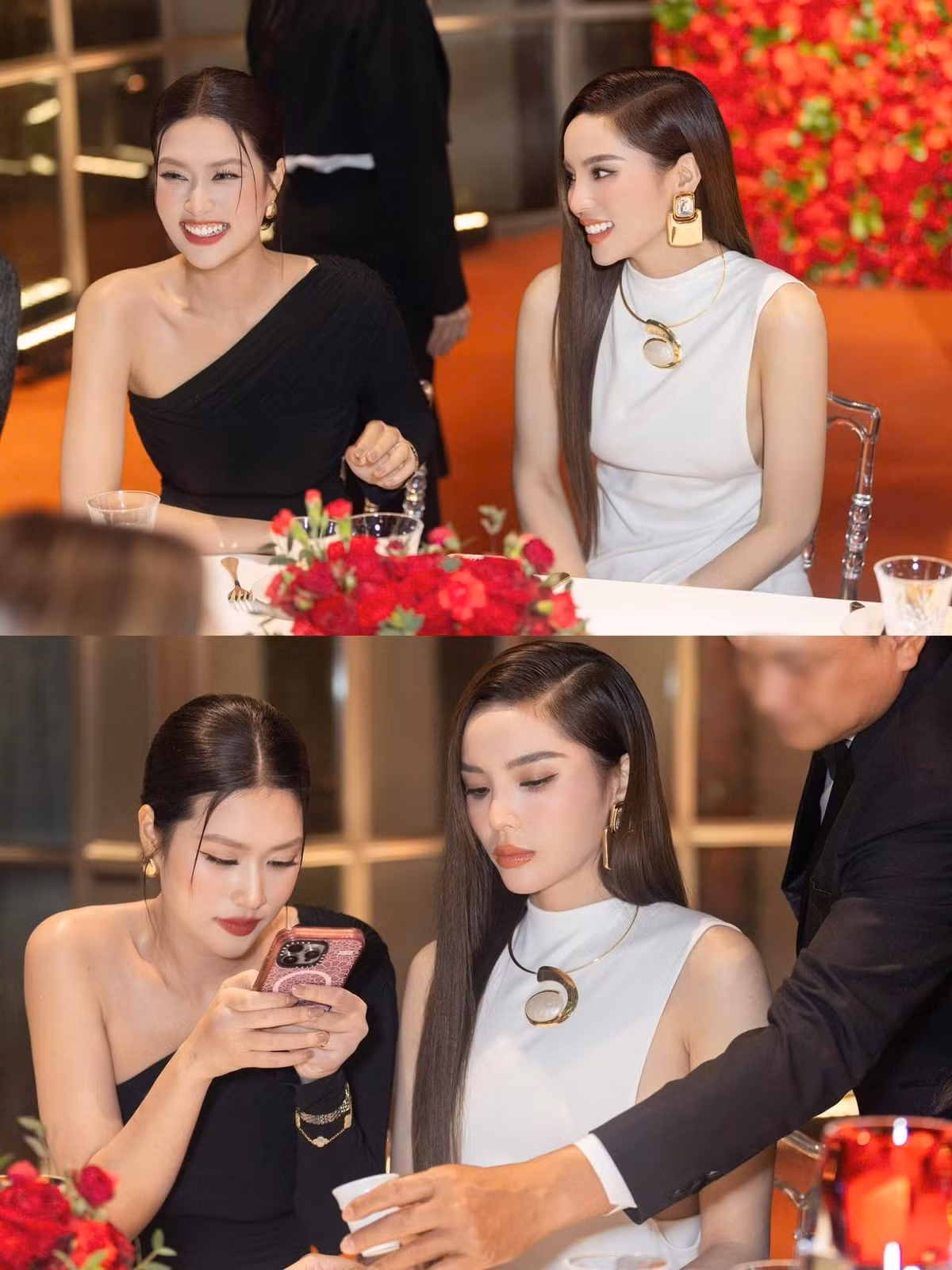 Đôi bạn thân từng thi nhan sắc quốc tế. Trong khi Kỳ Duyên dừng chân ở top 30 cuộc thi Miss Universe 2024, Thiên Ân vào top 20 cuộc thi Miss Grand International 2022.