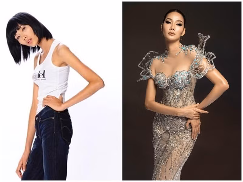 Hoàng Thùy là quán quân Vietnam's Next Top Model 2011. Cô đoạt á hậu 1 Hoa hậu Hoàn vũ Việt Nam 2017. Hiện tại, Hoàng Thùy vẫn làm người mẫu. Ảnh: FB Hoàng Thùy, Dân Việt.