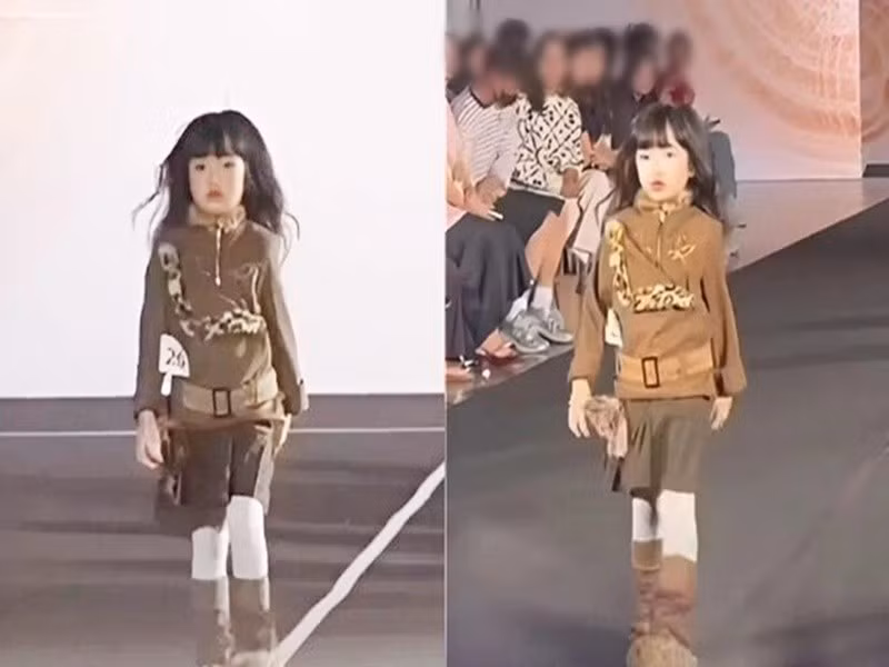 Theo Người Đưa Tin, bé Destiny - con gái đầu lòng của Trường Giang – Nhã Phương mới đây bất ngờ xuất hiện trong một chương trình thời trang tổ chức tại TP HCM. Trên sàn catwalk, cô nhóc ghi điểm nhờ phong thái tự nhiên, sải bước tự tin. Ảnh: Người Đưa Tin.