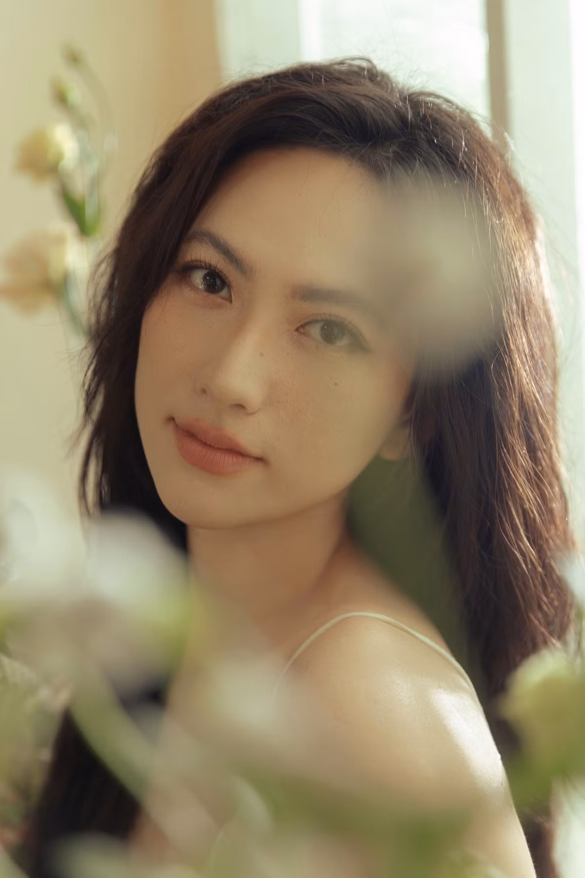 Gương mặt với những đường nét thanh tú, hài hòa giúp Phương Anh Đào gây ấn tượng ngay từ ánh nhìn đầu tiên.