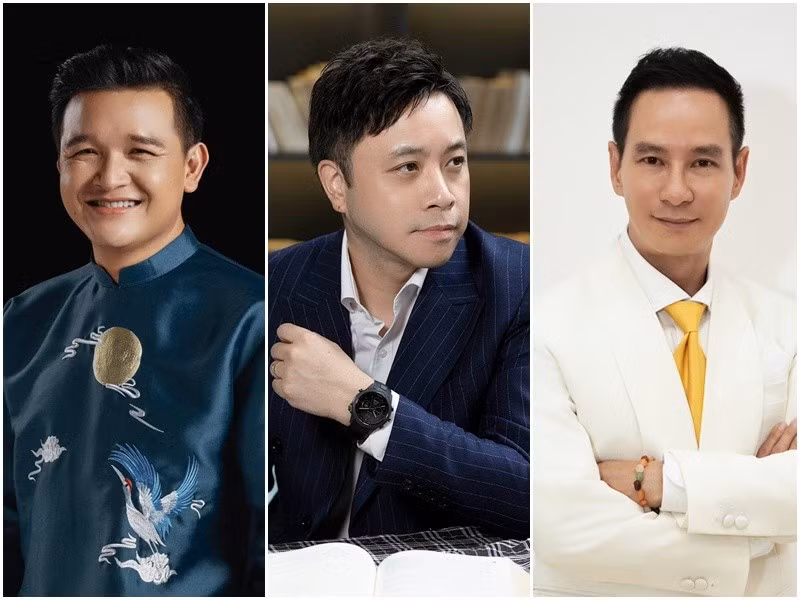 Victor Vũ (giữa), Lý Hải (ngoài cùng bên phải) và Võ Thanh Hòa đều được xem là đạo diễn làm phim có tay nghề vững, hiểu khán giả, giữ được cá tính riêng. Ảnh: FB Võ Thanh Hòa, Victor Vũ, Lý Hải.