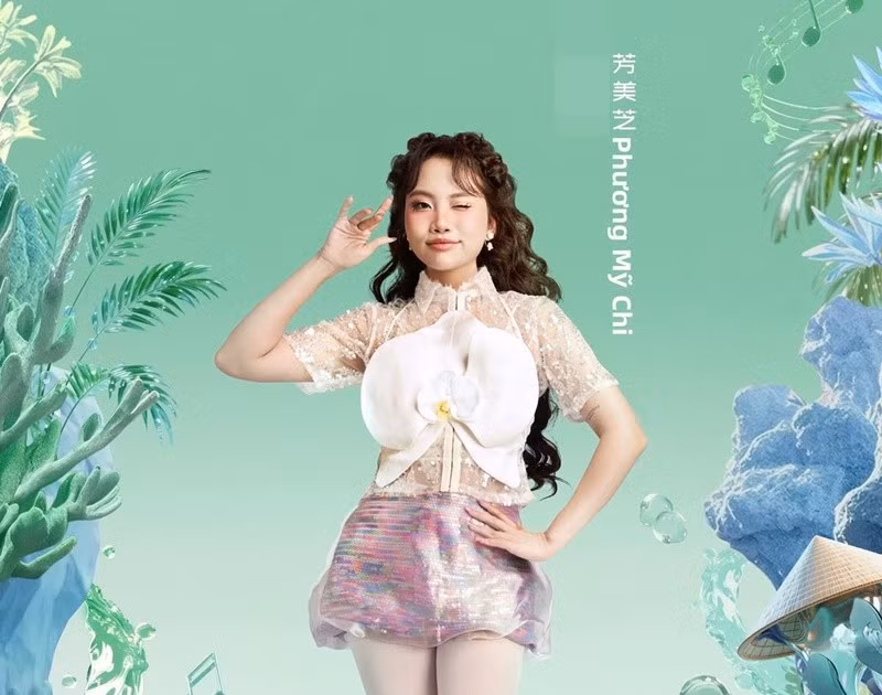 Phương Mỹ Chi đang tham gia gameshow âm nhạc Trung Quốc Sing! Asia 2025. Các đối thủ của nữ ca sĩ đến từ Trung Quốc, Nhật Bản, Thái Lan…Lần đầu tiên xuất hiện trong chương trình, Phương Mỹ Chi đã giành chiến thắng. Ngoài ra, nữ ca sĩ còn về nhất tập tứ kết mới nhất. Ảnh: FB Phương Mỹ Chi.