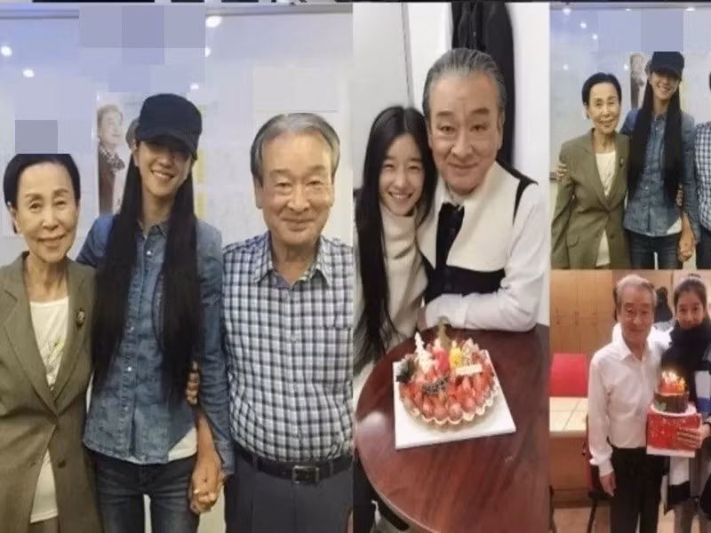 Nghệ sĩ Lee Soon Jae từng đóng vai ông nội của Seo Ye Ji trong phim truyền hình Ngôi sao khoai tây. Ảnh: Instagram Seo Ye Ji.