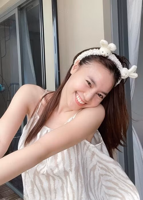 Nàng ngọc nữ màn ảnh Việt có gương mặt mộc tươi tắn, mịn màng, rất hiếm khi kém sắc. Ảnh: FB Lan Ngọc.