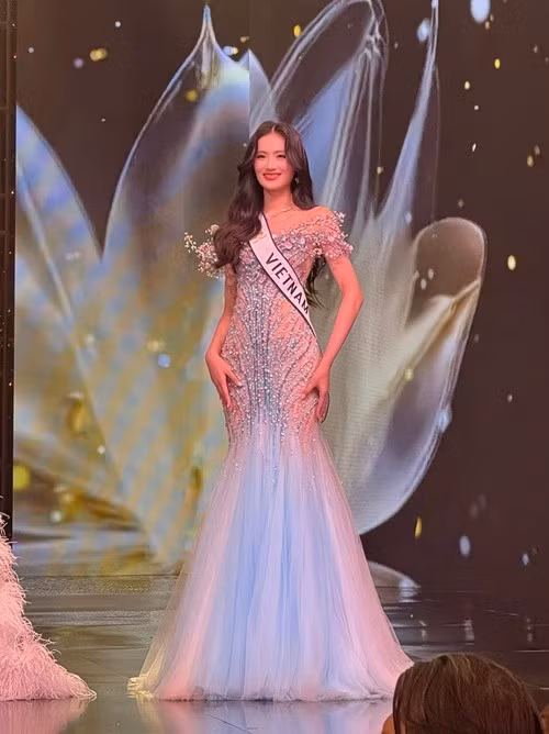 Đại diện Việt Nam không được gọi tên vào top 20 chung cuộc. Ảnh: FB Ý Nhi.