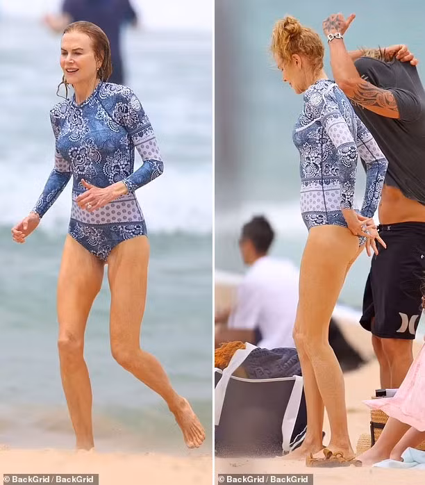 Nicole và chồng, nam ca sĩ nhạc đồng quê Keith Urban cùng hai con gái sống ở Sydney, Australia. (Ảnh: Backgrid)