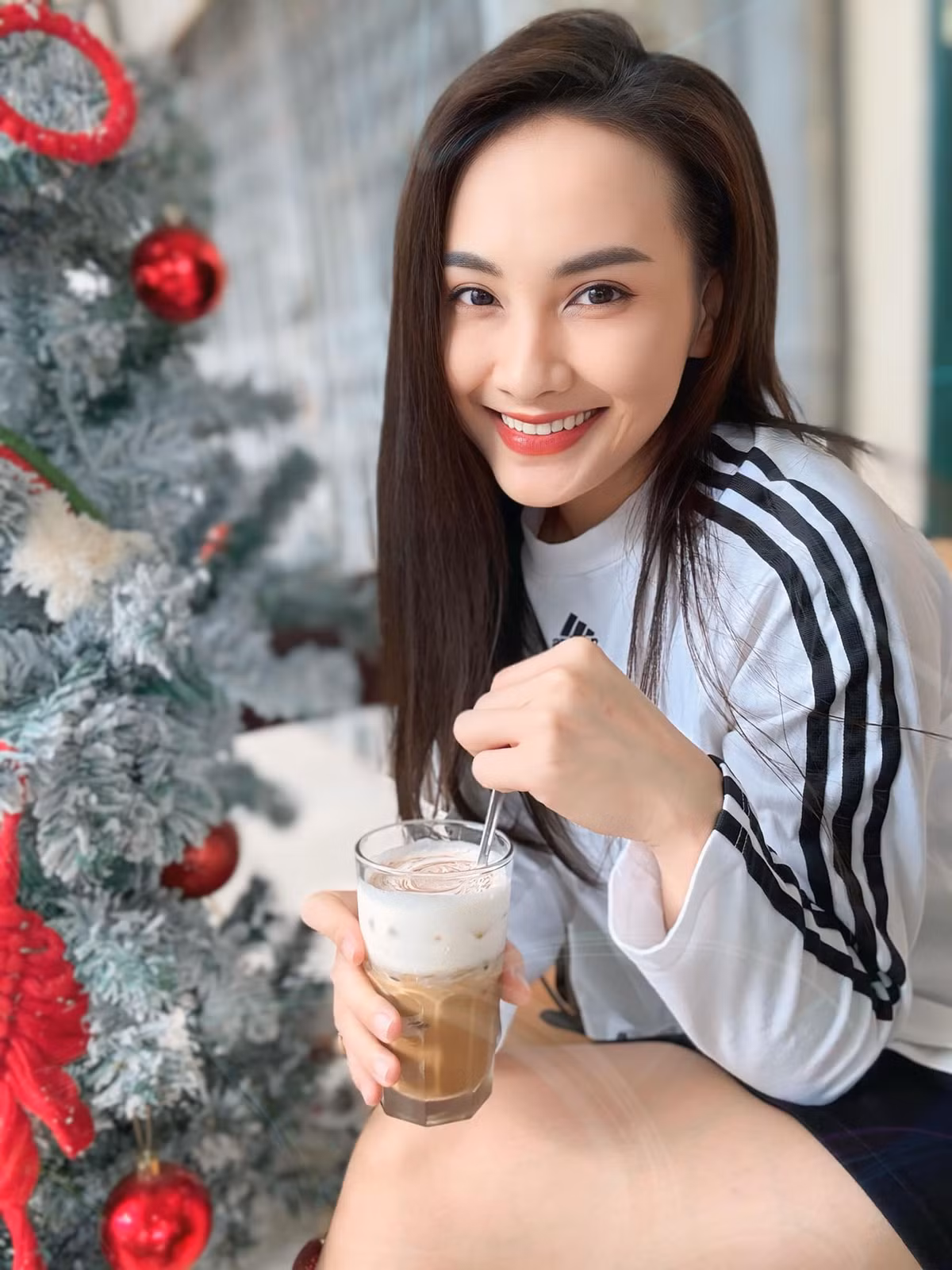 Đặc biệt, làn da mịn màng, căng bóng của Bảo Thanh luôn khiến nhiều người ngưỡng mộ. Ảnh: FB Bảo Thanh