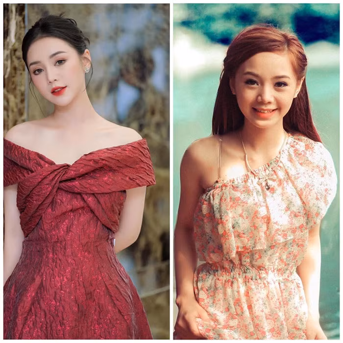 So sánh ảnh cũ với hiện tại, có thể thấy nhan sắc của Quỳnh Kool ngày càng thăng hạng.