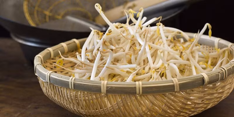 Lưu ý khi ăn giá đỗ có rất nhiều dưỡng chất nên mọi người không ăn quá 550g giá sống mỗi ngày. Ảnh minh họa