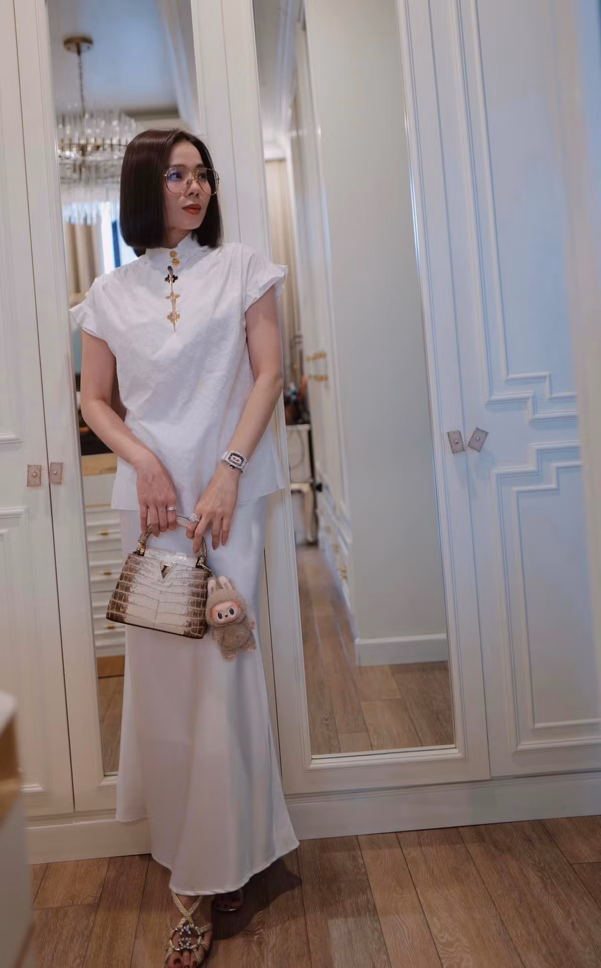 Ca sĩ Lệ Quyên đẹp dịu dàng. Ảnh: FB Lệ Quyên