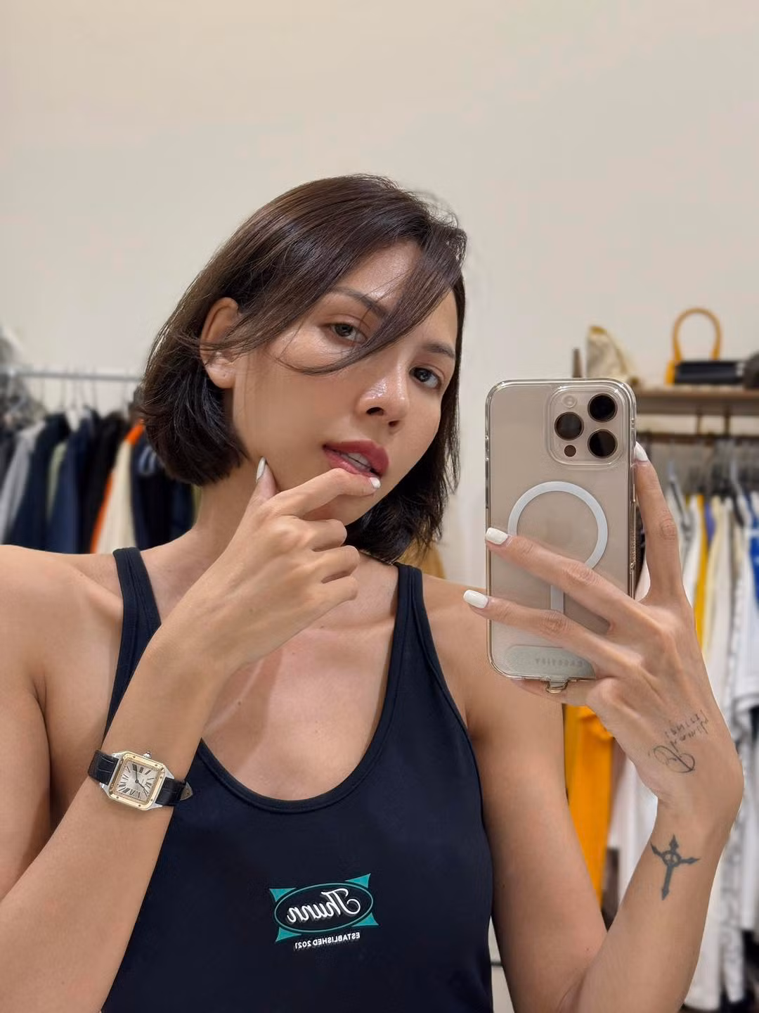 Minh Triệu selfie cận nhan sắc. Ảnh: FB Minh Triệu