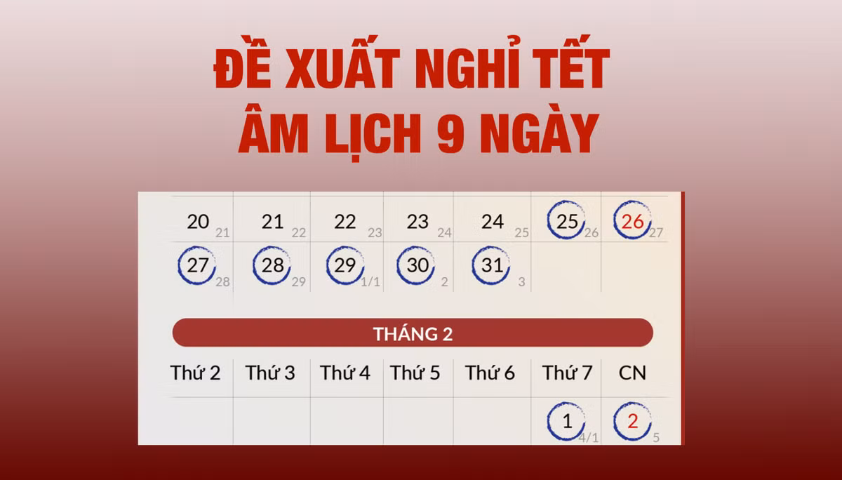 Bộ Nội vụ đồng ý Tết Nguyên đán Ất Tỵ được nghỉ 9 ngày Bo Noi vu dong y Tet Nguyen dan At Ty duoc nghi 9 ngay