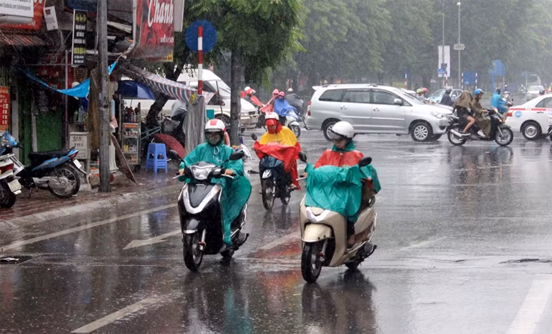 Ngày 16/9: Hà Nội có mưa to, cảnh báo ngập úng nhiều tuyến phố Ngay 16/9: Ha Noi co mua to, canh bao ngap ung nhieu tuyen pho