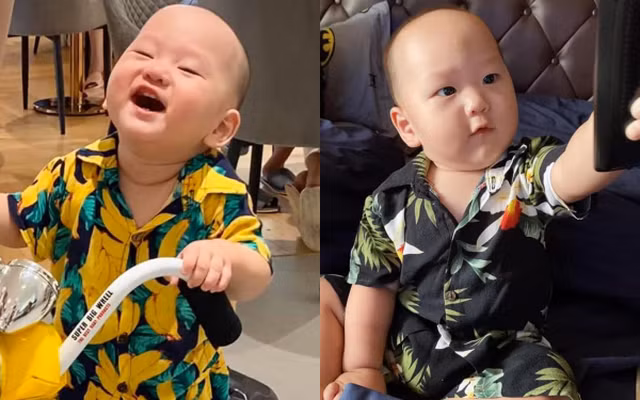 Hai cậu quý tử nhà Trà My Idol luôn khiến mọi người phải trầm trồ vì quá kháu khỉnh, đáng yêu. Đặc biệt, con trai út của Trà My Idol hiện tại đang là cậu nhóc nổi đình đám trên MXH với hàng loạt biểu cảm hết sức đáng yêu.