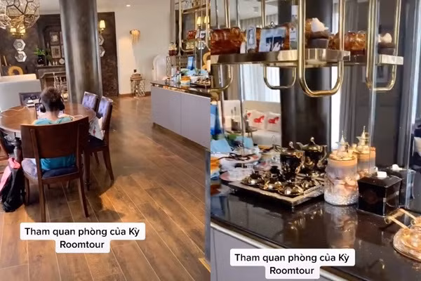 Căn phòng của Gia Kỳ mang phong cách tân cổ điển với nội thất chỉ nhìn qua đã thấy toàn thứ đắt đỏ.