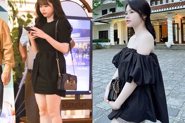 Huỳnh Anh của hiện tại chịu khó ăn mặc táo bạo hơn, khi áo hai dây, lúc cúp ngực hay áo trễ vai lộ vai trần.