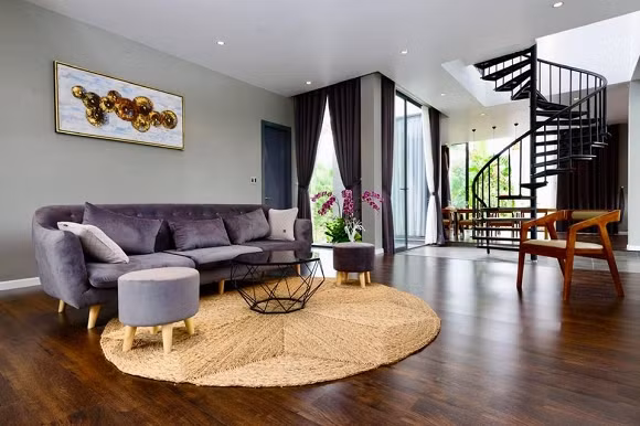 Nội thất bên trong hiện đại.