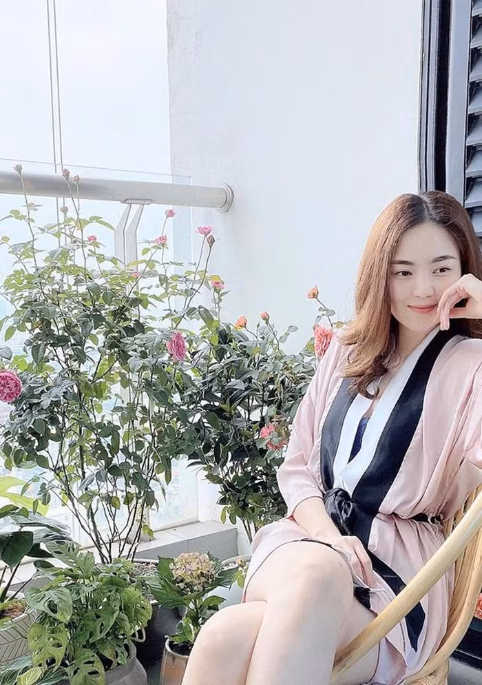 MC Mai Ngọc cho biết, đây chính là góc thư giãn của cô trong những ngày giãn cách xã hội vừa qua.