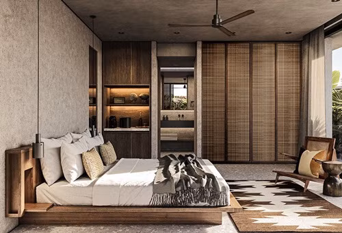 Bạn có thể lựa chọn tấm nhựa giả gỗ ốp tường hay tủ quần áo nhựa vân gỗ, kệ trang trí… thay vì chọn các đồ làm bằng kim loại mang tính lạnh. Nguồn ảnh: Getty, Homedit. Video: Độc đáo thiết kế lối vào nhà. Nguồn: VTC1.