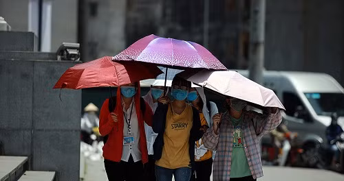 Du bao thoi tiet 19/6, Ha Noi va cac tinh mien Bac don dot nang gat