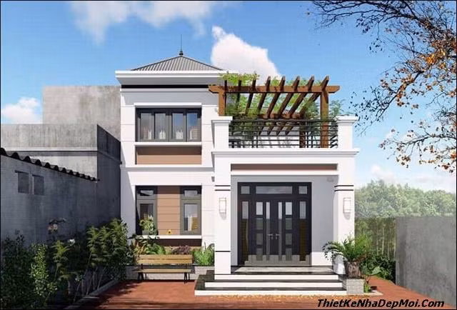 10 mẫu nhà 2 tầng chỉ 700 triệu đẹp "không chê vào đâu được" 10 mau nha 2 tang chi 700 trieu dep