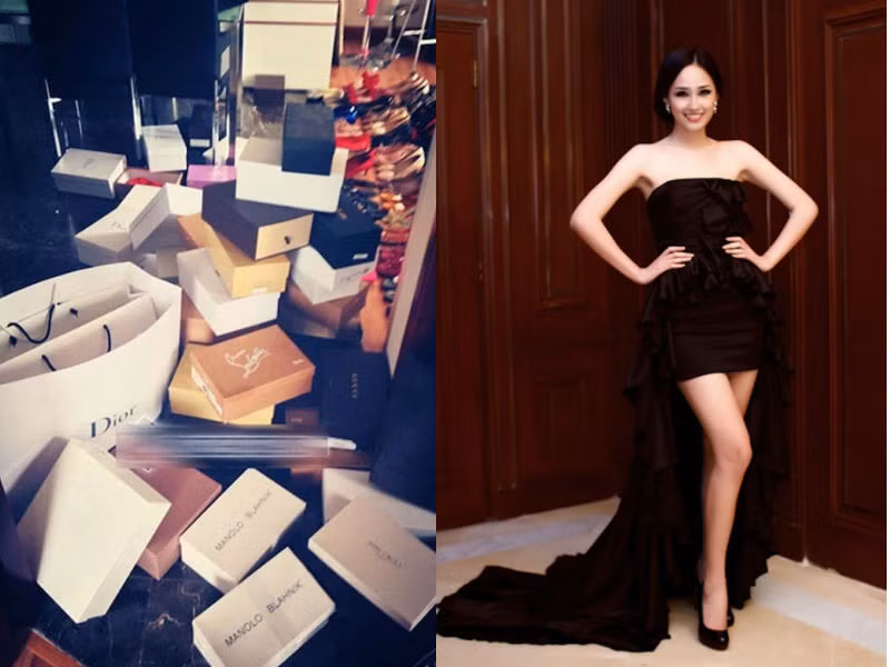 Kho hàng hiệu của Mai Phương Thúy khiến nhiều người sửng sốt. Người đẹp từng chia sẻ vì mua quá nhiều mà có những món đồ cô quên không dùng tới.