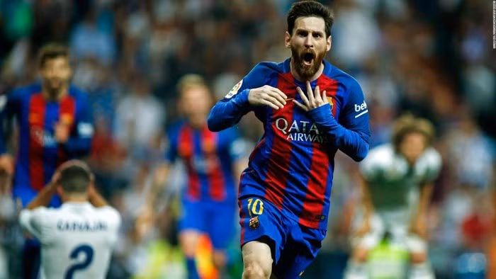 Forbes ước tính tiền đạo của Barcelona kiếm được 27 triệu USD từ tiền quảng cáo trong năm 2018. Ảnh: CNN.