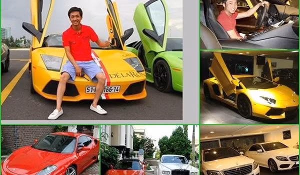 Cường đô la là doanh nhân có tiếng - con trai bà Nguyễn Thị Như Loan (Chủ tịch HĐQT Quốc Cường Gia Lai). Nhiều năm qua, Cường đô la khiến công chúng choáng ngợp bởi bộ sưu tập siêu xe đắt tiền. Ảnh: Internet.