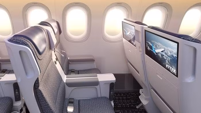 Cửa sổ trên Boeing 777x lớn hơn 16% so với cửa sổ trên 777.