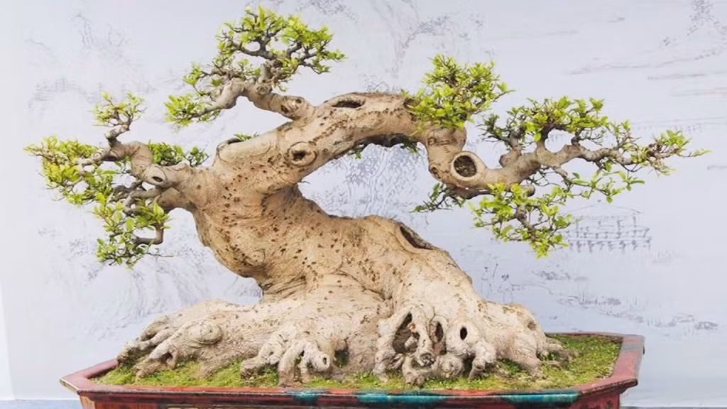 Loat bonsai dang quai, gia ca ty dong khien dai gia me met