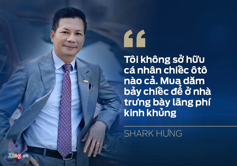 Phó chủ tịch Hội đồng Quản trị Tập đoàn CEN Group từng cho biết: "Tôi không sở hữu cá nhân chiếc ô tô nào cả. Mua dăm bảy chiếc để ở nhà trưng bày lãng phí kinh khủng". Ảnh: Zing.