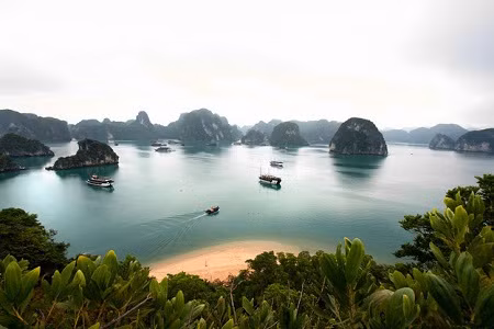 Vẻ đẹp non xanh nước biếc ở Vịnh Hạ Long nổi tiếng không chỉ ở trong nước mà còn ở cộng đồng quốc tế.