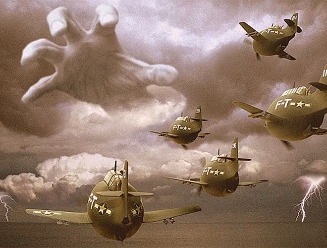 Ngay sau khi đội bay TBM Avenger biến mất, một chiếc máy bay đã được phái đi từ căn cứ quân sự Mỹ để giải cứu. Nhưng cũng chỉ 23 phút sau khi cất cánh, chiếc này cũng "bặt vô âm tín". Cho tới tận ngày nay, người ra vẫn chưa tìm ra được một dấu vết nào còn sót lại của những chiếc máy bay này.