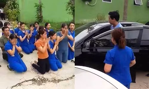 Để các cô giáo quỳ khóc xin dạy học, hàng loạt cán bộ bị kỷ luật De cac co giao quy khoc xin day hoc, hang loat can bo bi ky luat