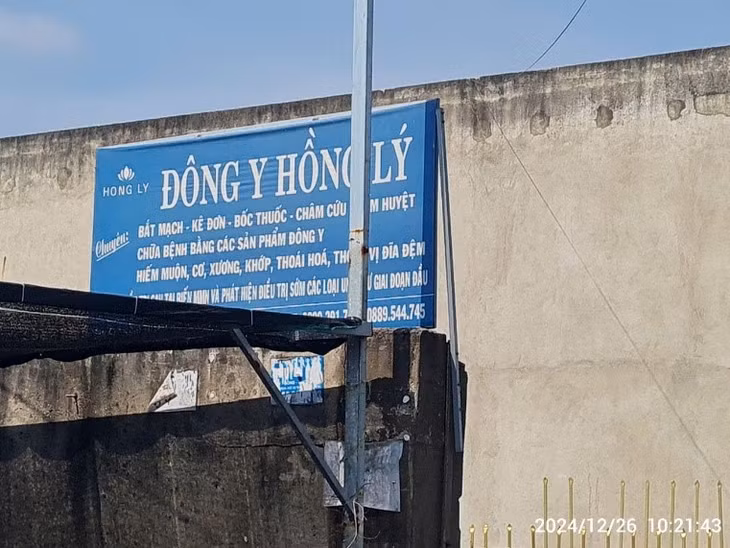 Đông Y Hồng Lý hoạt động "chui", thách thức cơ quan chức năng Dong Y Hong Ly hoat dong