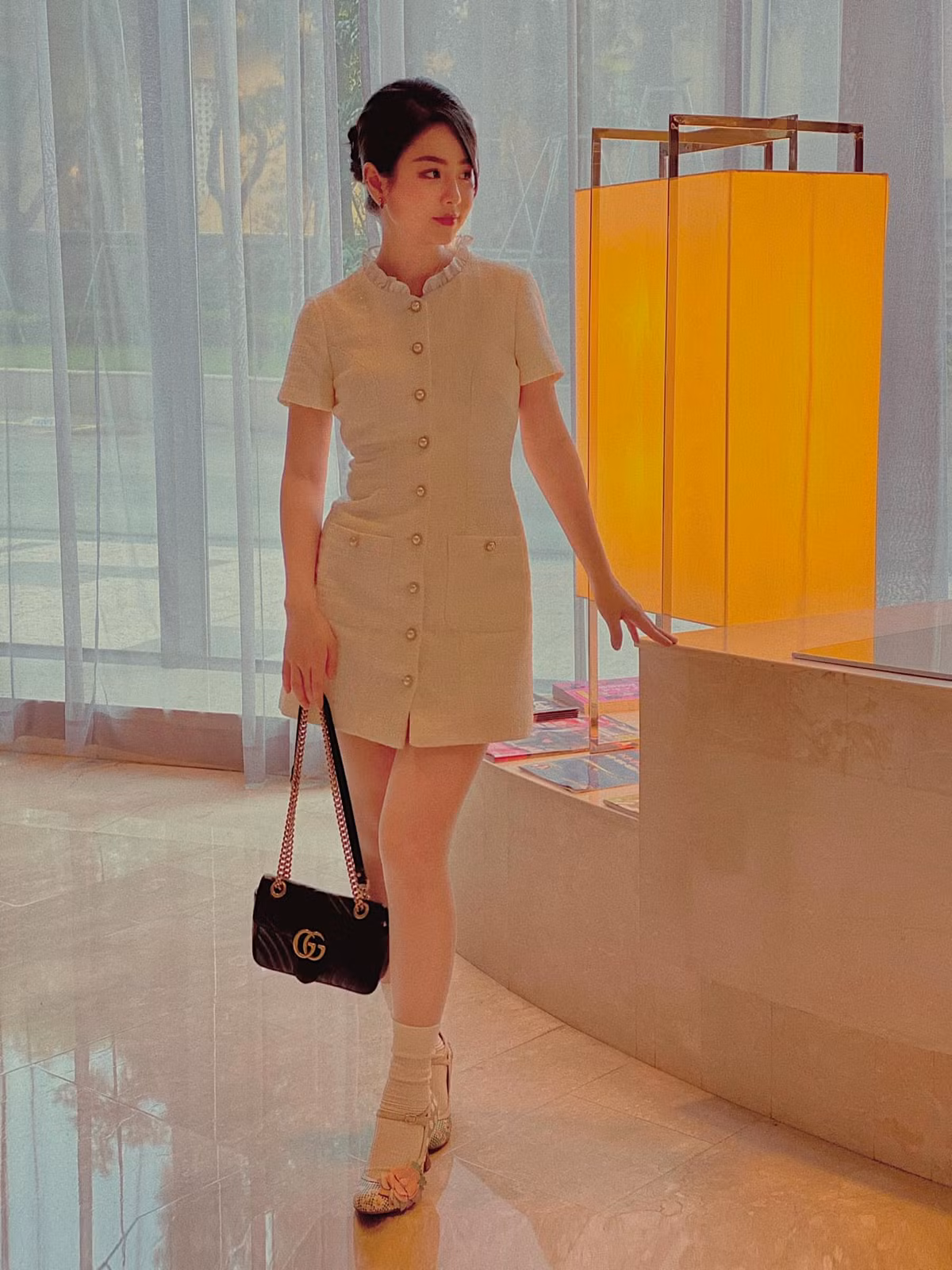 Trước khi lập gia đình, Nam Thương đã là cái tên được khá nhiều người nhắc tới từ cuộc thi Miss teen 2011. Ảnh: FBNV